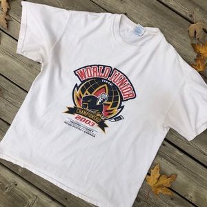 Vintage 2003 IIHF World Juniors shirt